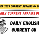 17 October 2023 Current Affairs Gk In English